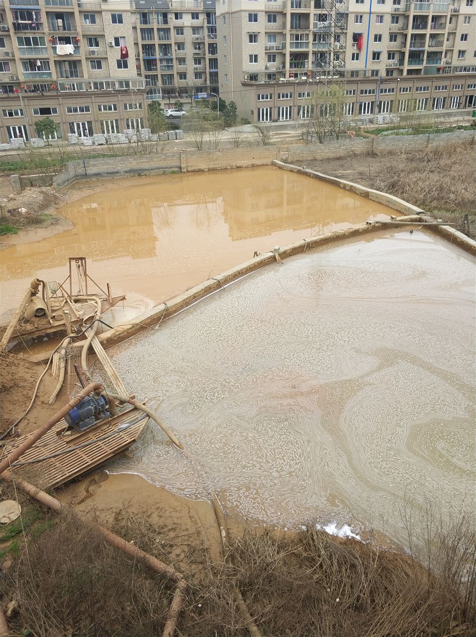 昌吉沉淀池淤泥清理-厂区废水池淤泥清淤