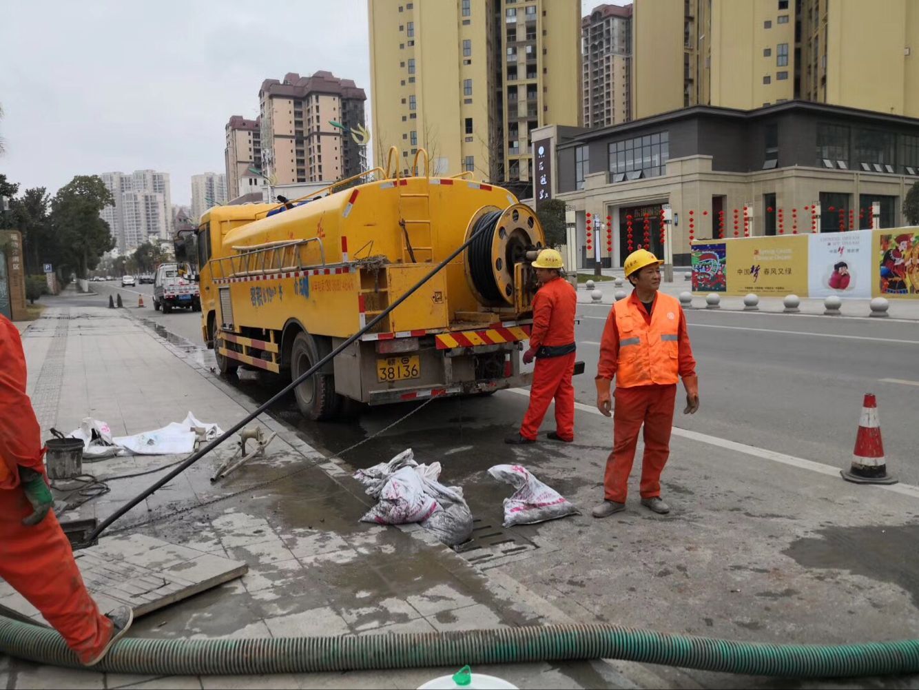 昌吉排污管道清淤-管道清洗