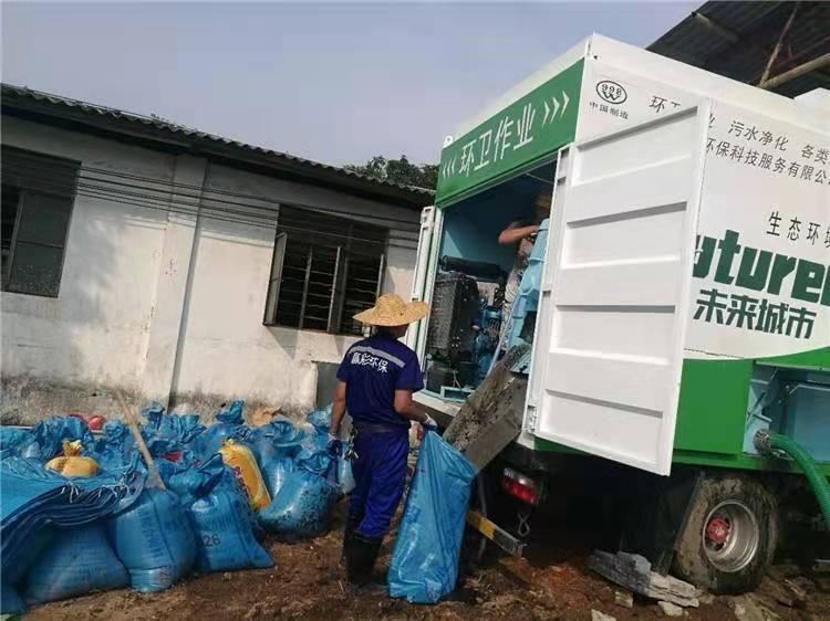 昌吉工业污泥压干处理